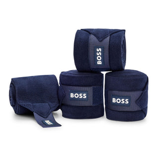 BOSS Equestrian Fleece Bandages - Sky Captain