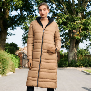 BOSS Equestrian Esmee Long Puffer Coat - Camel