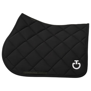 Cavalleria Toscana Diamond Quilt Saddle Cloth - Black