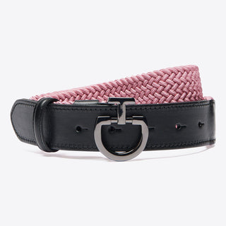 Cavalleria Toscana Elastic Belt - Dusty Rose/Black