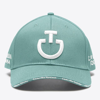 Cavalleria Toscana Logo Cap - Light Teal Green/White