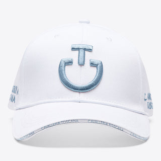 Cavalleria Toscana Logo Cap - White/Blue Fog