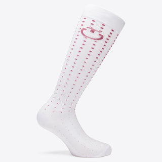 Cavalleria Toscana Pop Art Socks - White/Pink