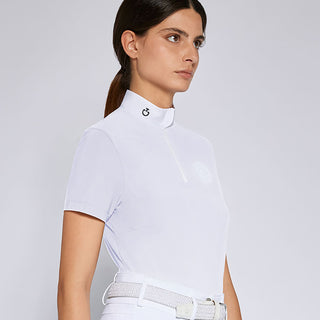 Cavalleria Toscana Zip Show Shirt - White