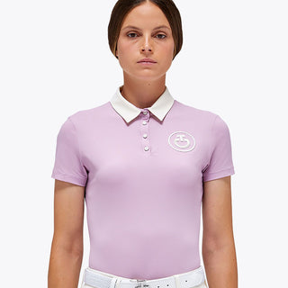 Cavalleria Toscana Pique Polo Shirt - Pale Mauve