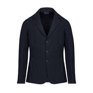 Cavalleria Toscana Men's Tech Knit Zip Show Jacket - Navy