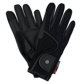 Catago FIR-Tech Mesh Riding Gloves - Black