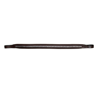 Dy'on New English Silver Clincher Browband - Brown