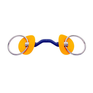 Bombers Blue Loose Ring Snaffle