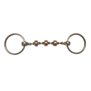 Equiport Copper Roller Waterford Snaffle