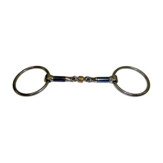 Bombers Buster Roller Petros Loose Ring Snaffle