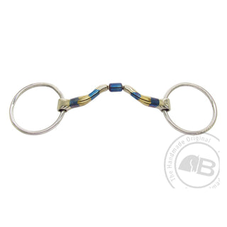 Bombers Ported Barrel Loose Ring Snaffle