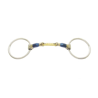 Bombers Dressage Control Plate Loose Ring Snaffle