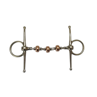 Equiport Copper Roller Waterford Full Cheek Snaffle