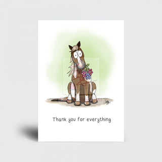 Emily Cole Thank You For Everything Greetings Card