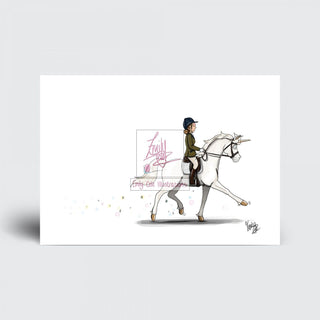 Emily Cole Unicorn Greetings Card