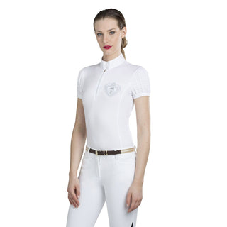 Equiline Babette Competition Shirt - White