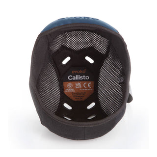 Evoke Callisto Crown Helmet Liner - Metallic Navy