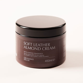 Grooming Deluxe Soft Leather Almond Cream 450ml