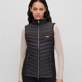 BOSS Equestrian Bea Monogram Gilet - Black