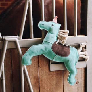 Kentucky Horsewear Relax Unicorn Stable Toy - Turquoise