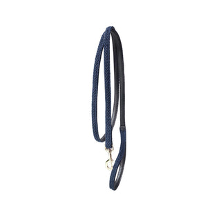 Kentucky Horsewear Plaited Nylon Horse & Dog Lead 2m - Navy