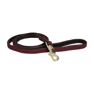 Kentucky Dogwear Plaited Nylon Dog Lead - Bordeaux