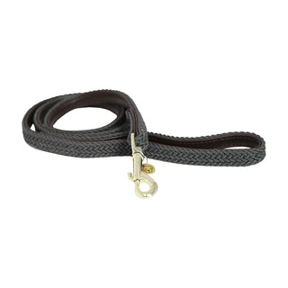 Kentucky Dogwear Plaited Nylon Dog Lead - Grey