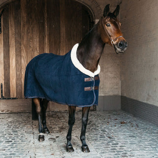 Kentucky Horsewear Heavy Fleece Show Rug - Navy