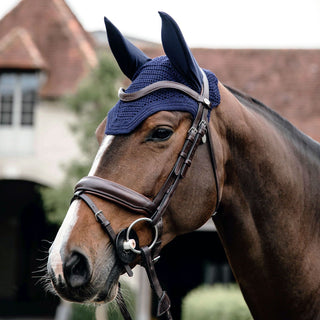 Kentucky Horsewear Wellington Fly Veil - Dark Navy