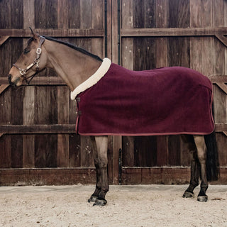 Kentucky Horsewear Heavy Fleece Show Rug - Bordeaux