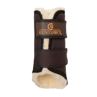 Kentucky Horsewear Solimbra Brushing Boots Hind - Brown