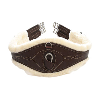 Kentucky Horsewear Sheepskin Anatomic Girth - Brown