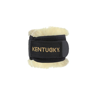 Kentucky Horsewear Sheepskin Pastern Wraps - Black