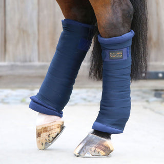 Kentucky Horsewear Stable Bandage Pads - Navy