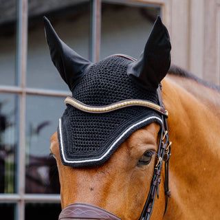 Kentucky Horsewear Wellington Rope Fly Veil - Black