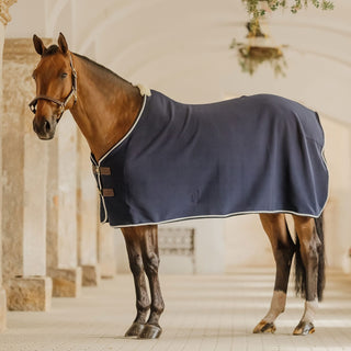 Kentucky Horsewear Faux Wool Fleece Show Rug - Navy