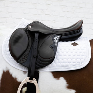 Kentucky Horsewear Glitter Band Jumping Saddle Cloth - White