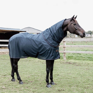 Kentucky Horsewear Waterproof Combo Fly Rug - Navy