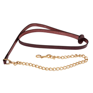 Stephens Leather Lead Chain with Disc