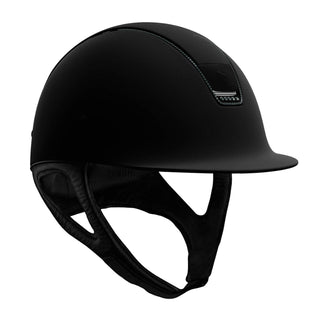 Samshield V1 Black Shadowmatt Hat with 255 Jet Crystals and Matt Blazon