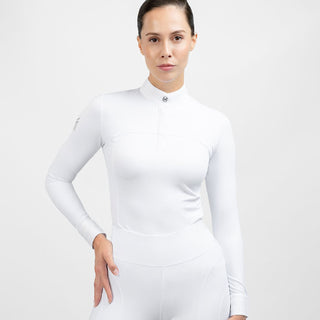 Maximilian Equestrian Era Long Sleeve Show Shirt - White