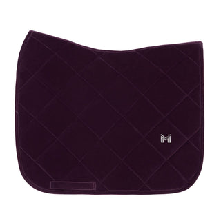 Maximilian Equestrian Velvet Dressage Saddle Cloth - Amethyst