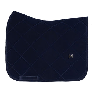 Maximilian Equestrian Velvet Dressage Saddle Cloth - Sapphire