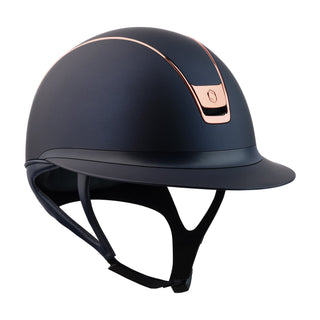 Samshield V2 Miss Shield Navy Shadowmatt with Chrome Rose Gold Trim and Blazon