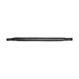 Dy'on New English Silver Clincher Browband - Black