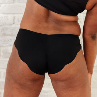 Nixi Body Sarah Sporty Low Cut Knickers - Light Absorbency - Black