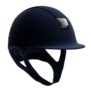 Samshield V1 Navy Shadowmatt Riding Hat with Navy Trim