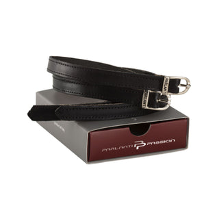 Parlanti Black Leather Spur Straps