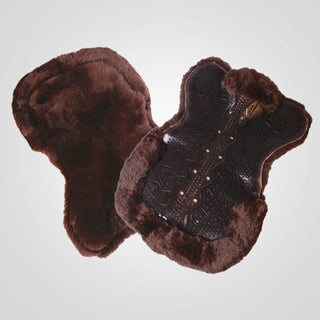 Gel-Eze Gel Full Sheepskin Saddle Pad - Mocca